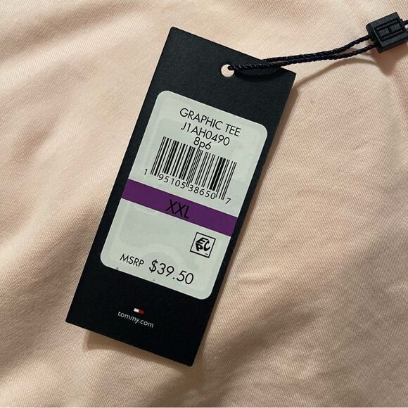 NEW PINK TOMMY TOMMY HILFIGER TSHIRT - Picture 7 of 7